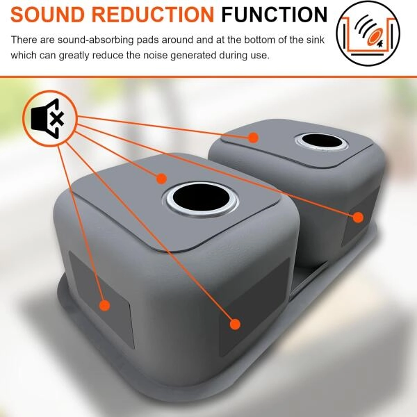 Double Bowl Under-mount Sink