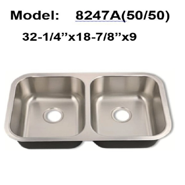 Double Bowl Under-mount Sink