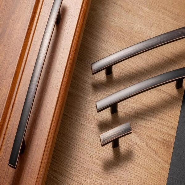 Stylish and durable oil-rubbed bronze cabinet pulls from KOOFIZO