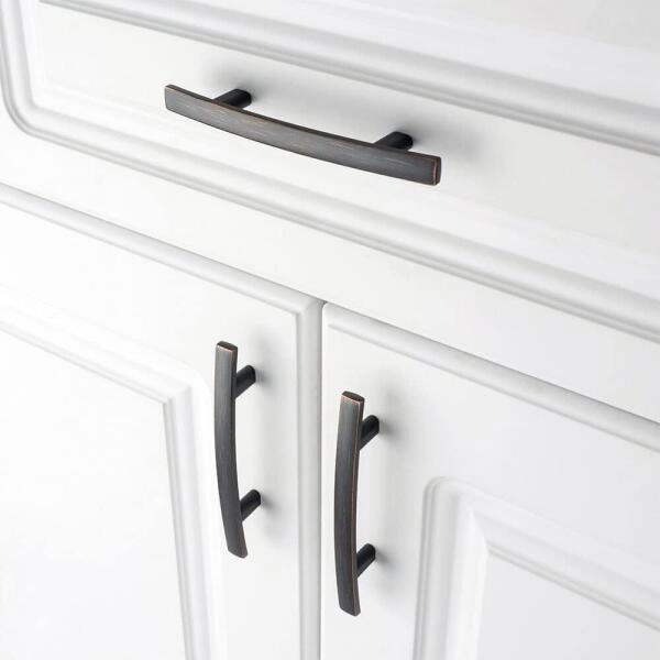 Stylish and durable oil-rubbed bronze cabinet pulls from KOOFIZO