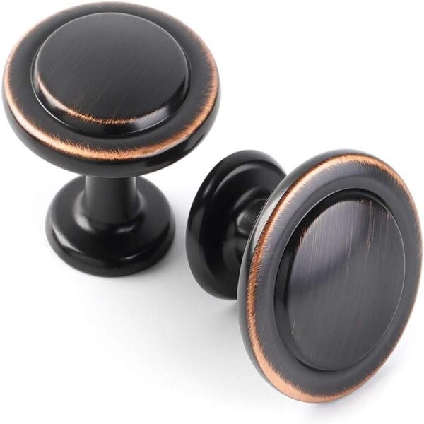 Stylish, functional oil-rubbed bronze cabinet knobs from KOOFIZO