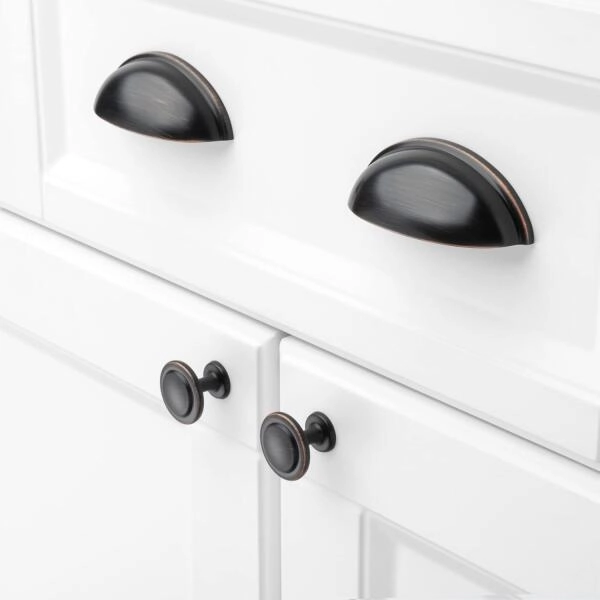 Stylish, functional oil-rubbed bronze cabinet knobs from KOOFIZO