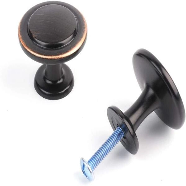 Stylish, functional oil-rubbed bronze cabinet knobs from KOOFIZO