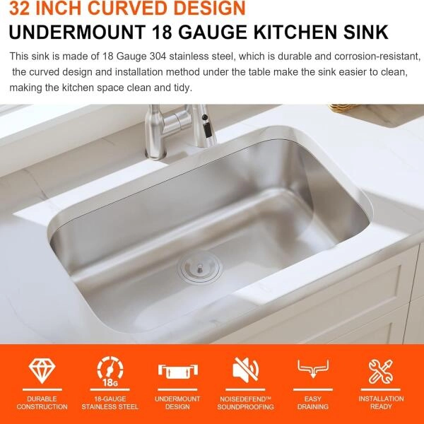 Kitchen Sinks Single Bowl Round