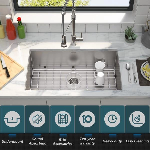 Square Single Bowl Sink